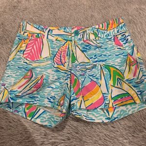 Lilly Pulitzer you gotta regatta size 0 shorts